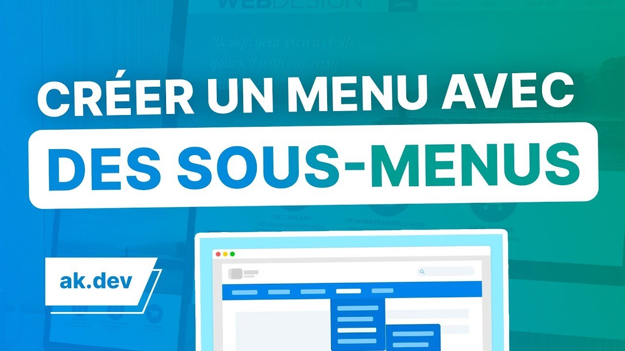 Comment créer des sous-menus en HTML CSS uniquement !