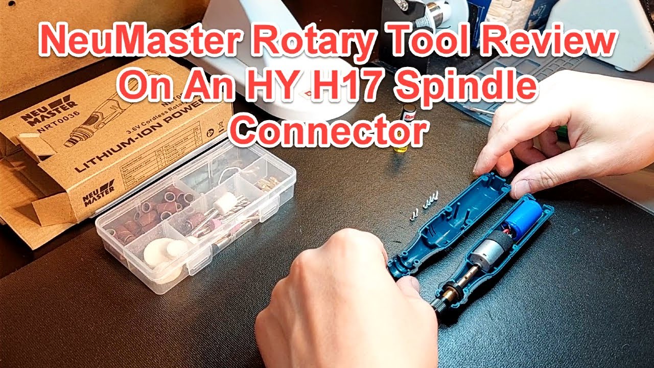 NeuMaster Rotary Tool Review On Machining an HY H17 Spindle Connector And Polishing..