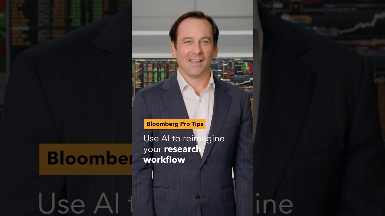 Bloomberg Pro Tips: Use AI to reimagine your research workflow
