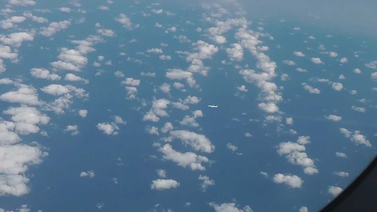 Lufthansa flight Airbus A 380. Frankfurt - New York
