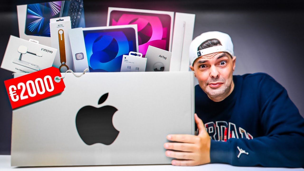 COMPREI UMA CAIXA MISTÉRIO da APPLE 🎁