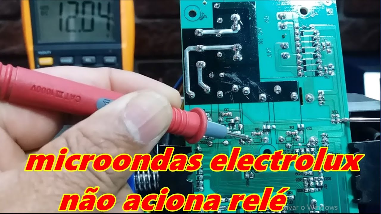 placa microondas electrolux  MEC 41 não aciona relé do trafo #31