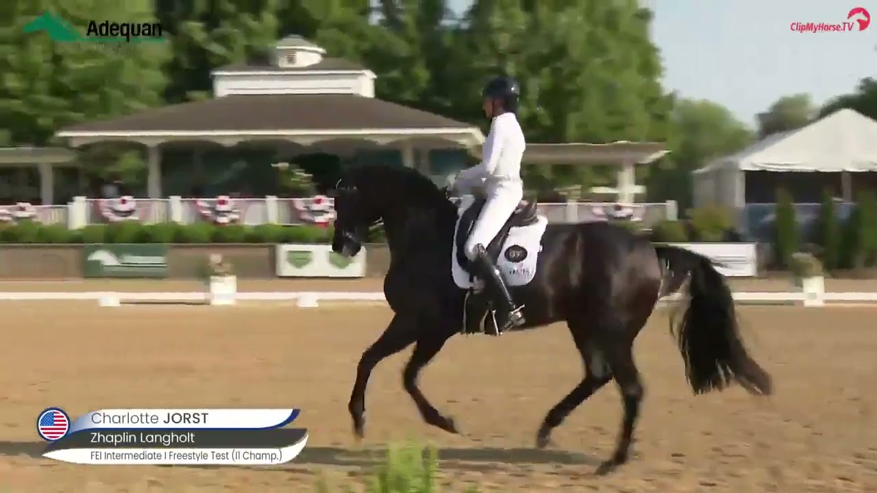 Charlotte Jorst & Zhaplin Langholt | FEI Intermediate I Freestyle Test | Festival of Champions