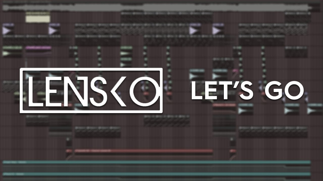 Lensko - Let's go | FL Studio Remake (Sampled drums)