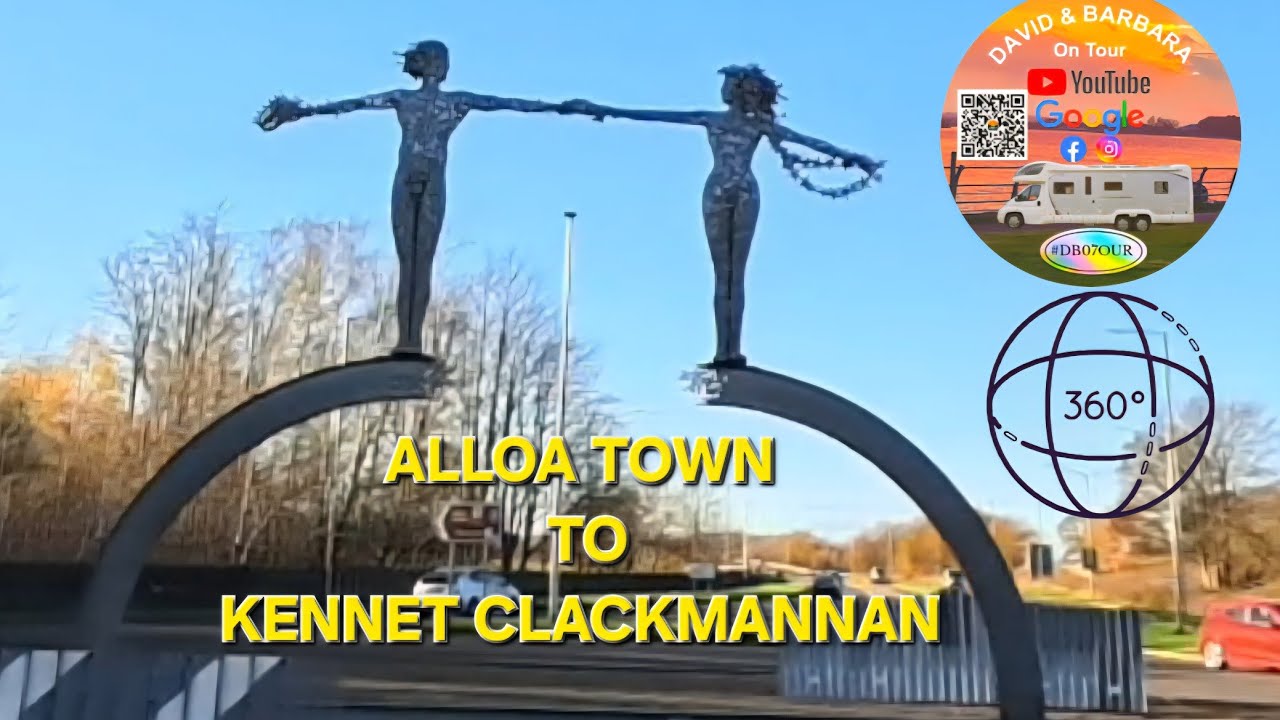 Alloa to Kennet drive time 360vr #b15dov #db07our #travel #trending 17/10/2025