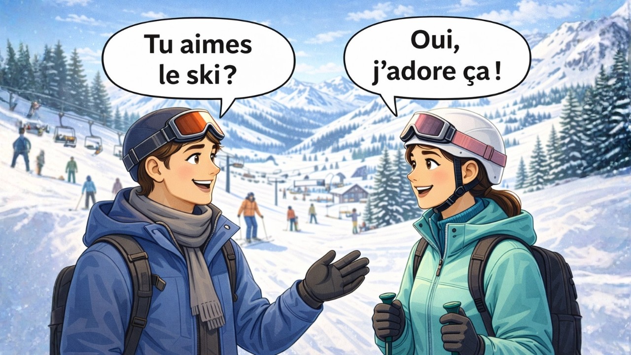 Real Life French Conversations for Beginners | Mountain Scenarios 🇫🇷⛷️