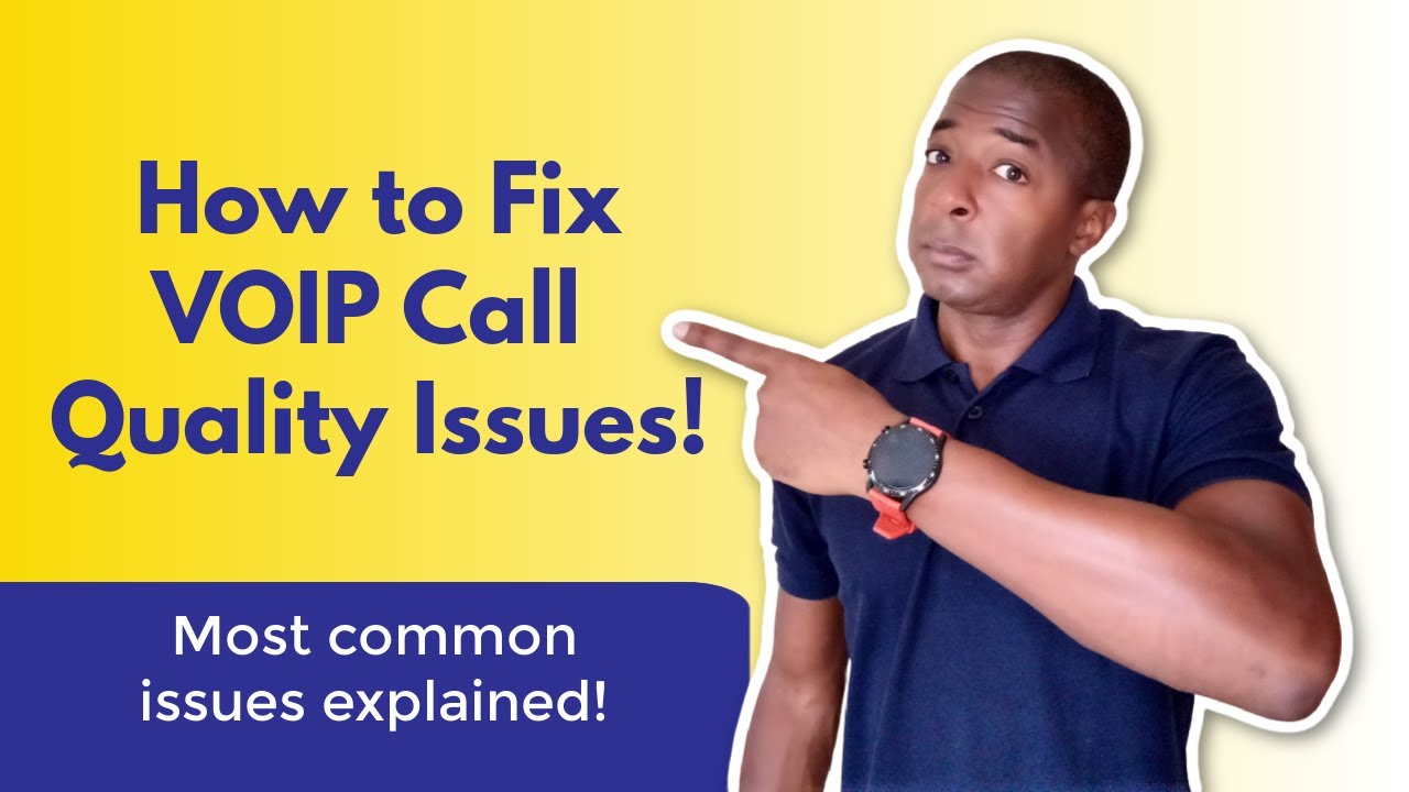 How to fix VOIP quality issues!