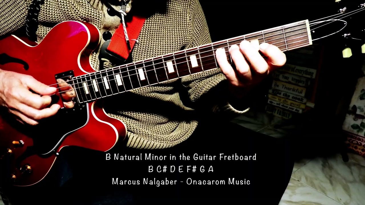 Guitar Lesson How to Play Relative Tones D Major and B Natural Minor Scales by Marcus Nalgaber
