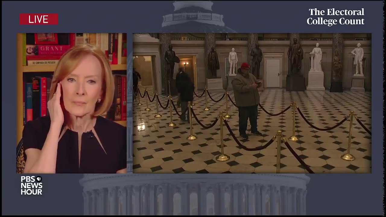 WATCH: Lisa Desjardins inside the Capitol as pro-Trump extremists break in