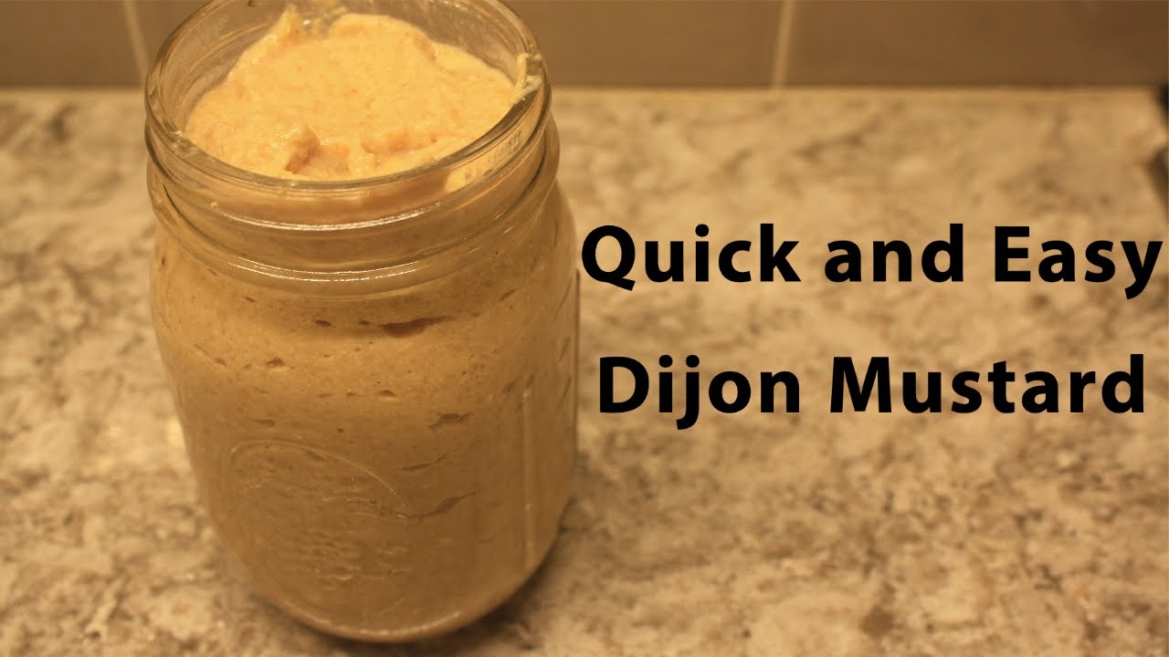 Easy Homemade Dijon Mustard