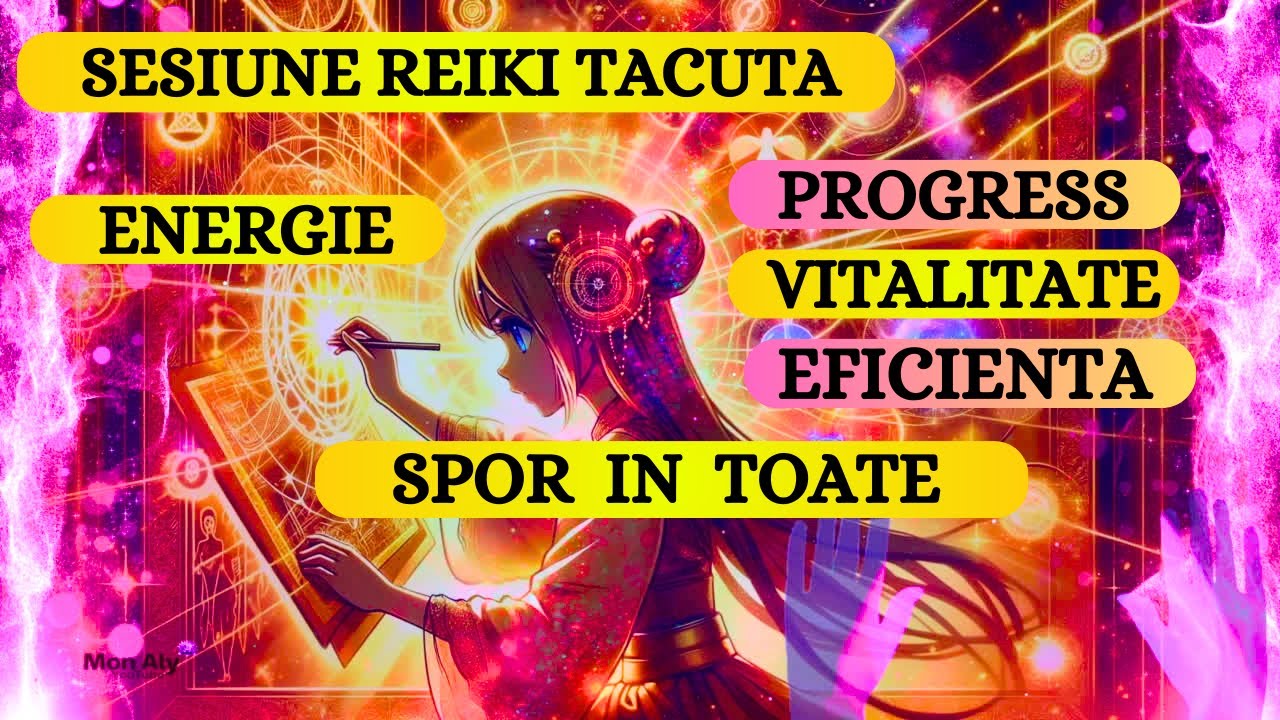 SESIUNE REIKI TACUTA- ENERGIE, PROGRES, VITALITATE, EFICIENTA, SPOR IN TOATE