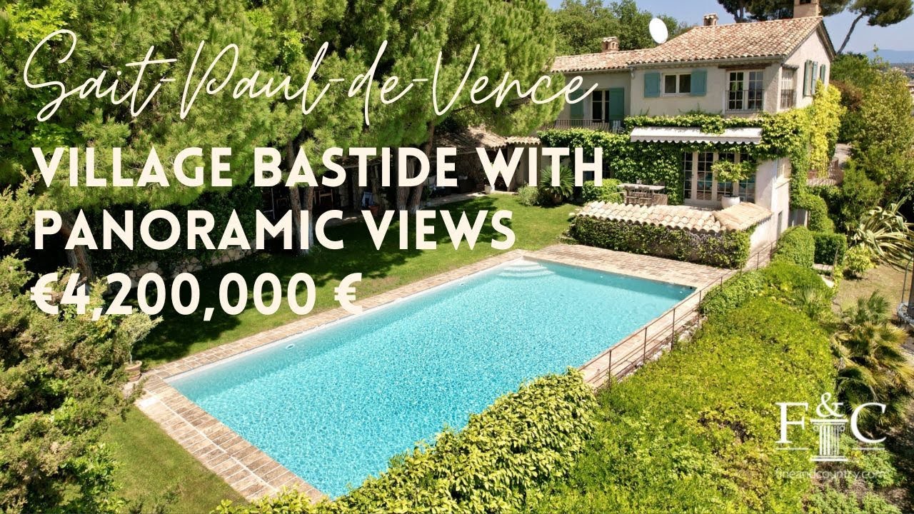 Beautiful Bastide close St Paul de Vence Village | 4,200,000€ 🇫🇷