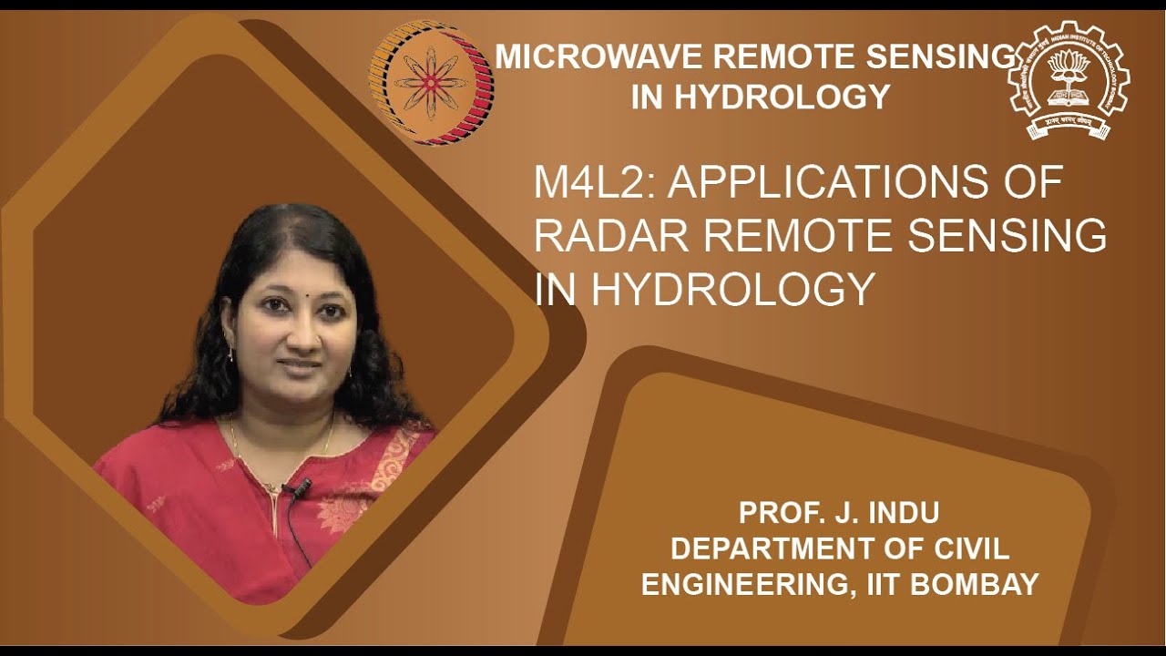 M4L2: Applications Of Radar Remote Sensing In Hydrology