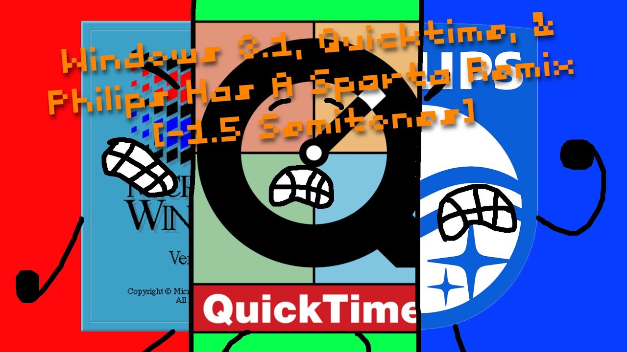 Windows 3.1, Quicktime, & Philips Has A Sparta -1.5 Semitoned Remix
