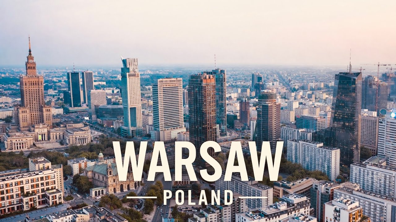 [4K] WARSAW POLAND 🇵🇱 | Beautiful 4K Drone Footage