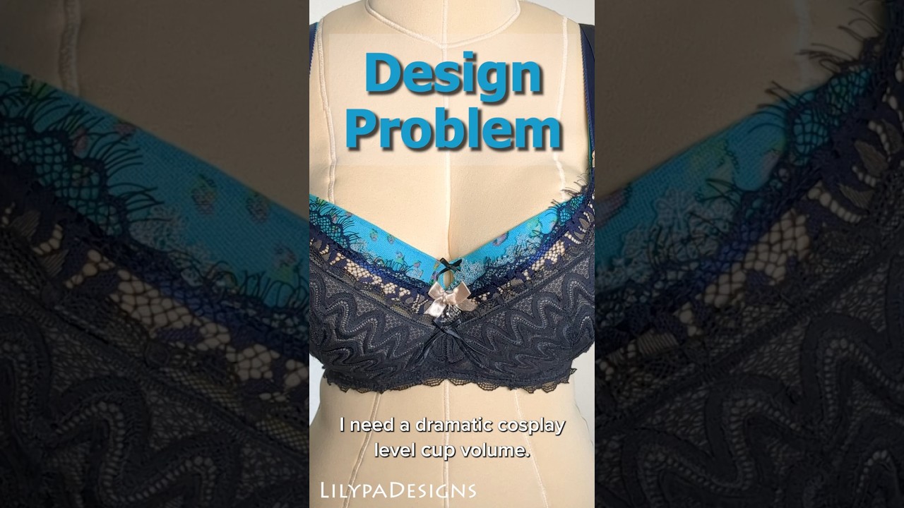 I Needed Cosplay-Level Cup Volume&hellip; So I Engineered a Bra #bramaking #cosplaybuild #sewingtips