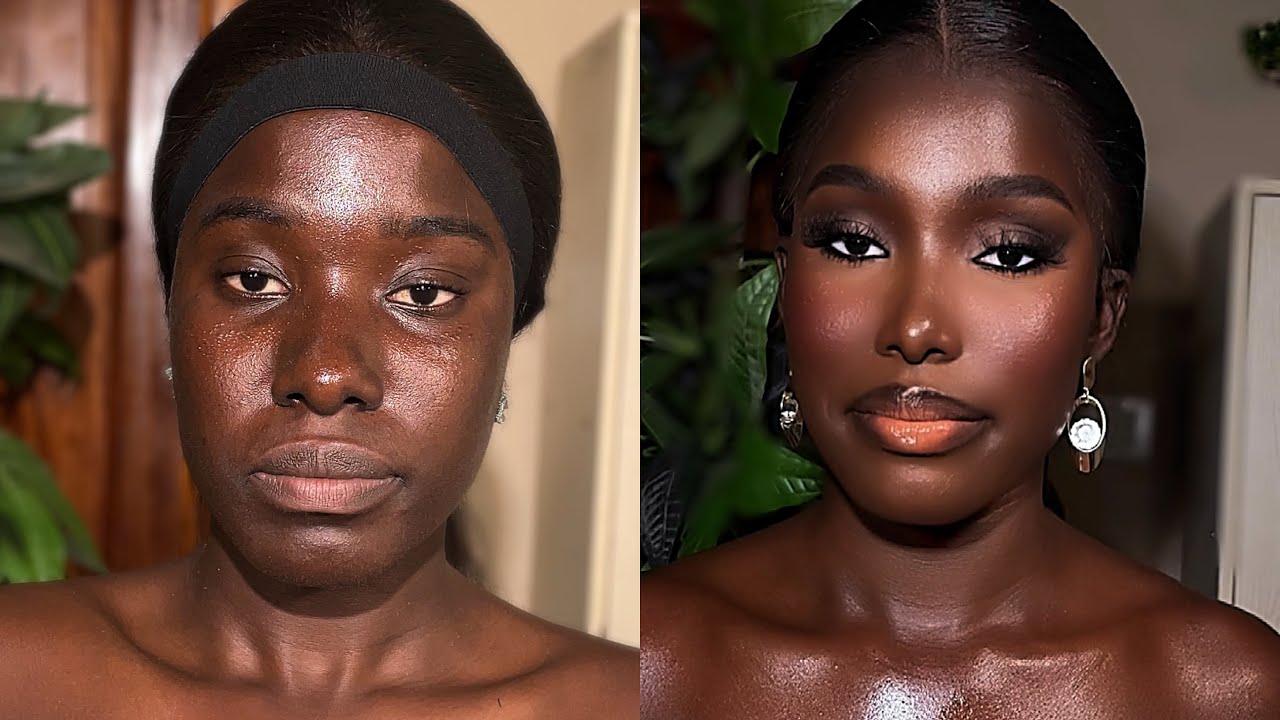 Melanin makeup transformation/ tutorial