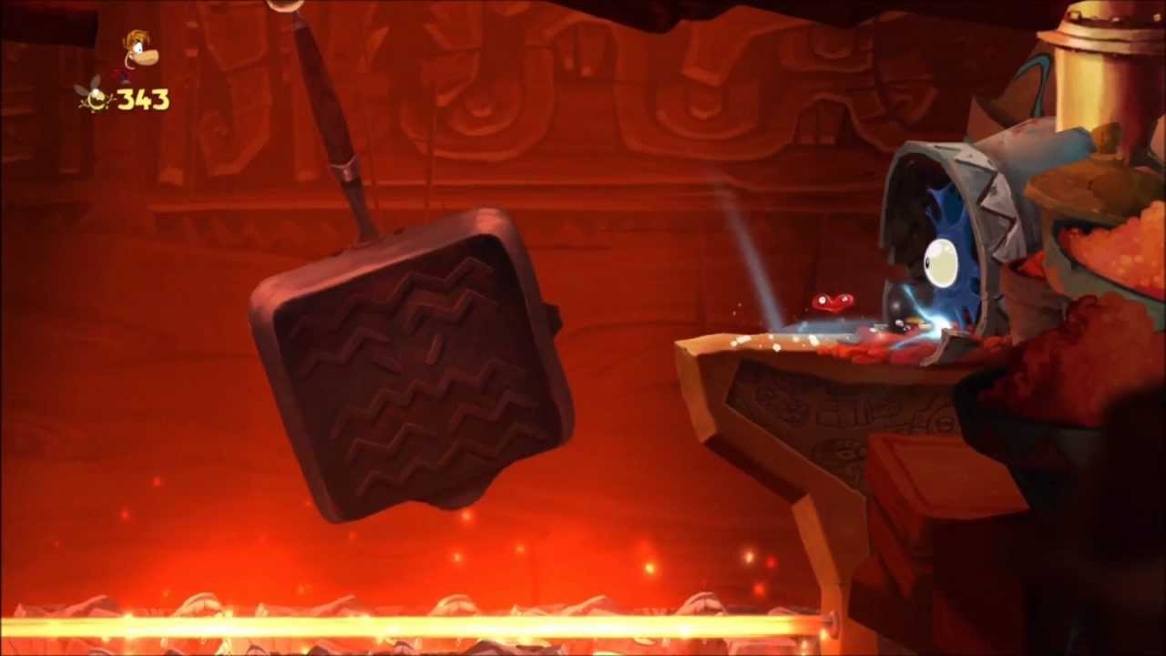 Rayman Origins (1080i HD) Walkthrough Part 73 - Dragon Soup - Electoons & Lum Medal