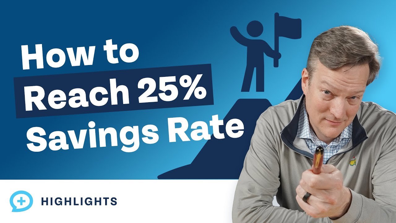 How to Approach the 25% Savings Rate