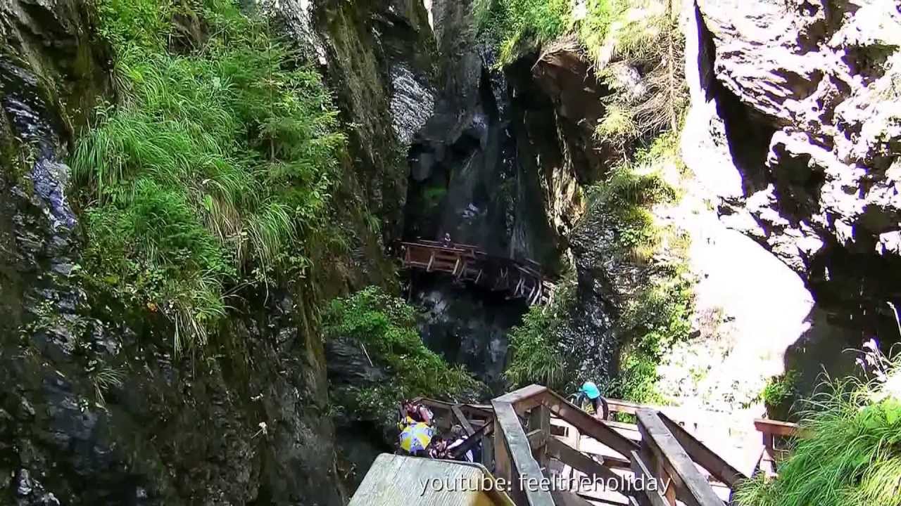 Kaprun Zell am See.Video 6. Natural Monument. Naturdenkmal. Sigmund Thun Klamm in Kaprun