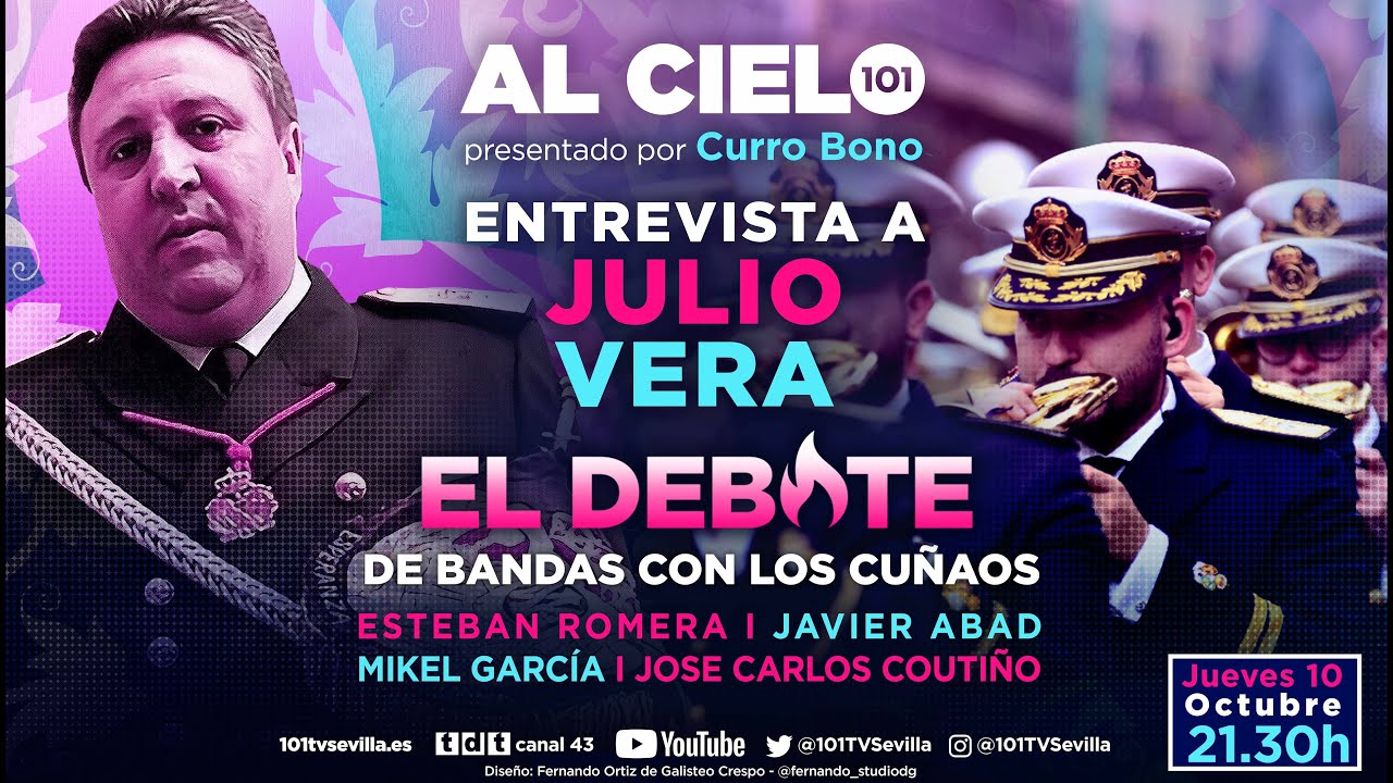 🔴 AL CIELO #77 - 10 octubre | Entrevista a Julio Vera por los 45 años de Tres Caídas de Triana
