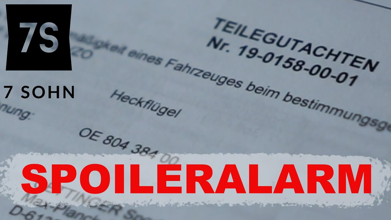 SPOILERALARM - Oettinger TCR Heckflügel - Teil 1