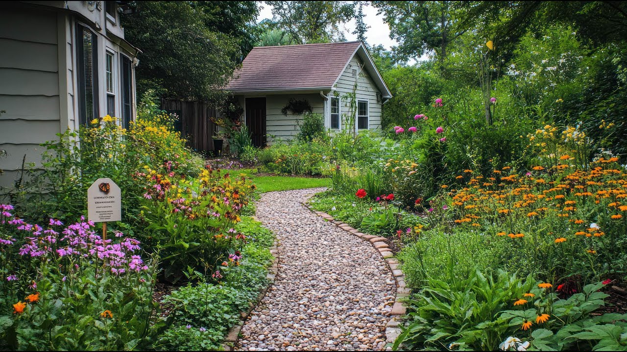 Create Outdoor Living Trends: A Beautiful Rustic Patio Garden To Elevate Your Small Outdoor Area
