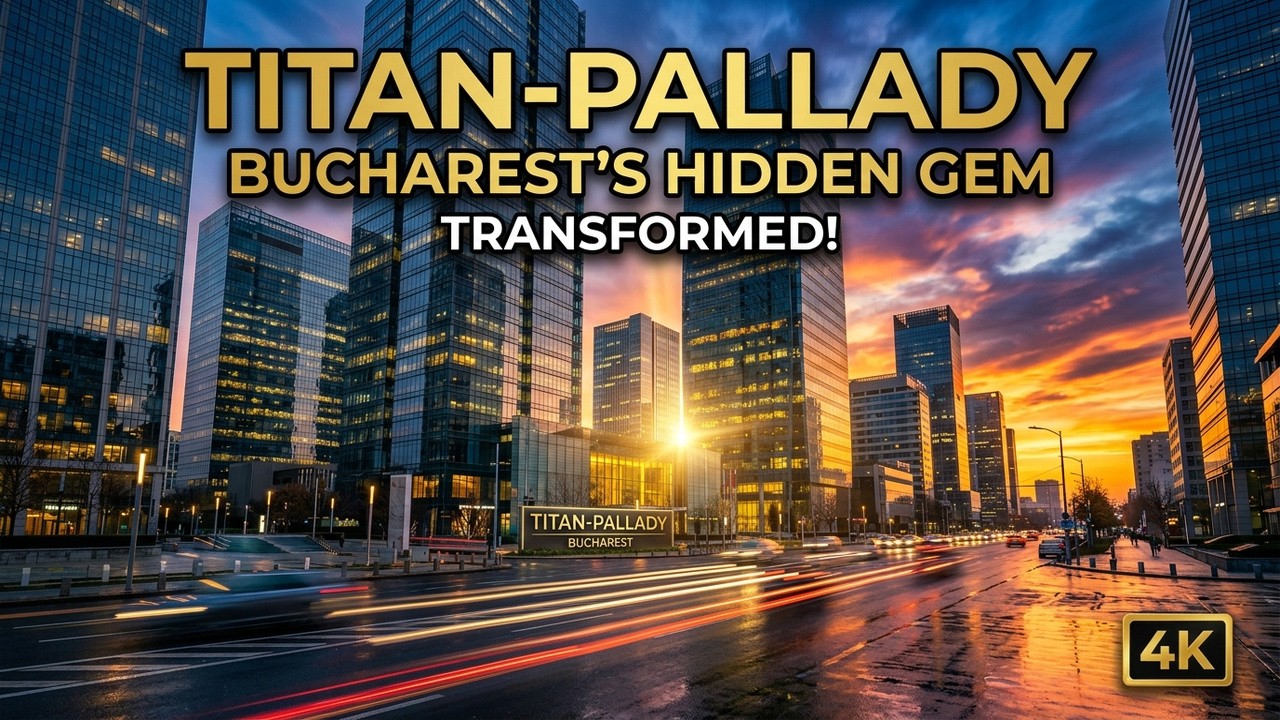 Hidden Gem Bucharest: Titan Pallady Modern Architecture 4K Walk