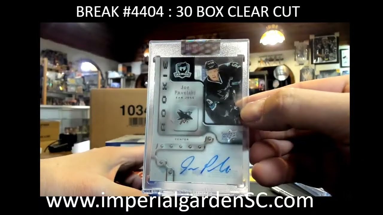BREAK #4404 : 30 BOX 2021-22-22-23 COMBINE #upperdeck CLEAR CUT NHL HOCKEY BOX CASE