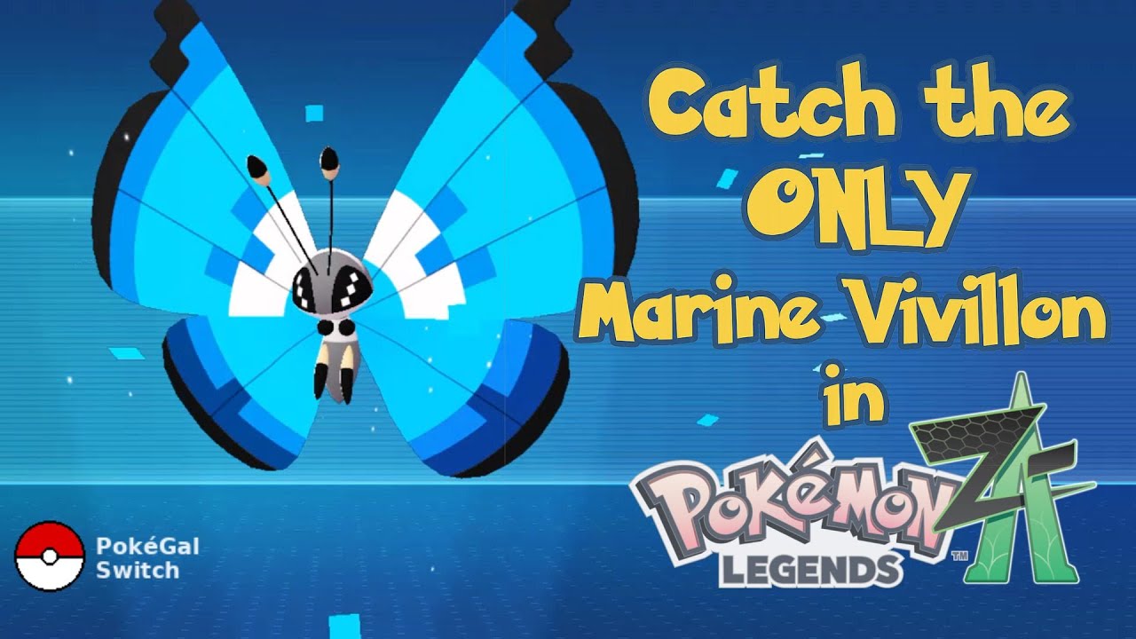 How to get the ONLY Marine Pattern Vivillon in Pokémon Legends Z-A Guide