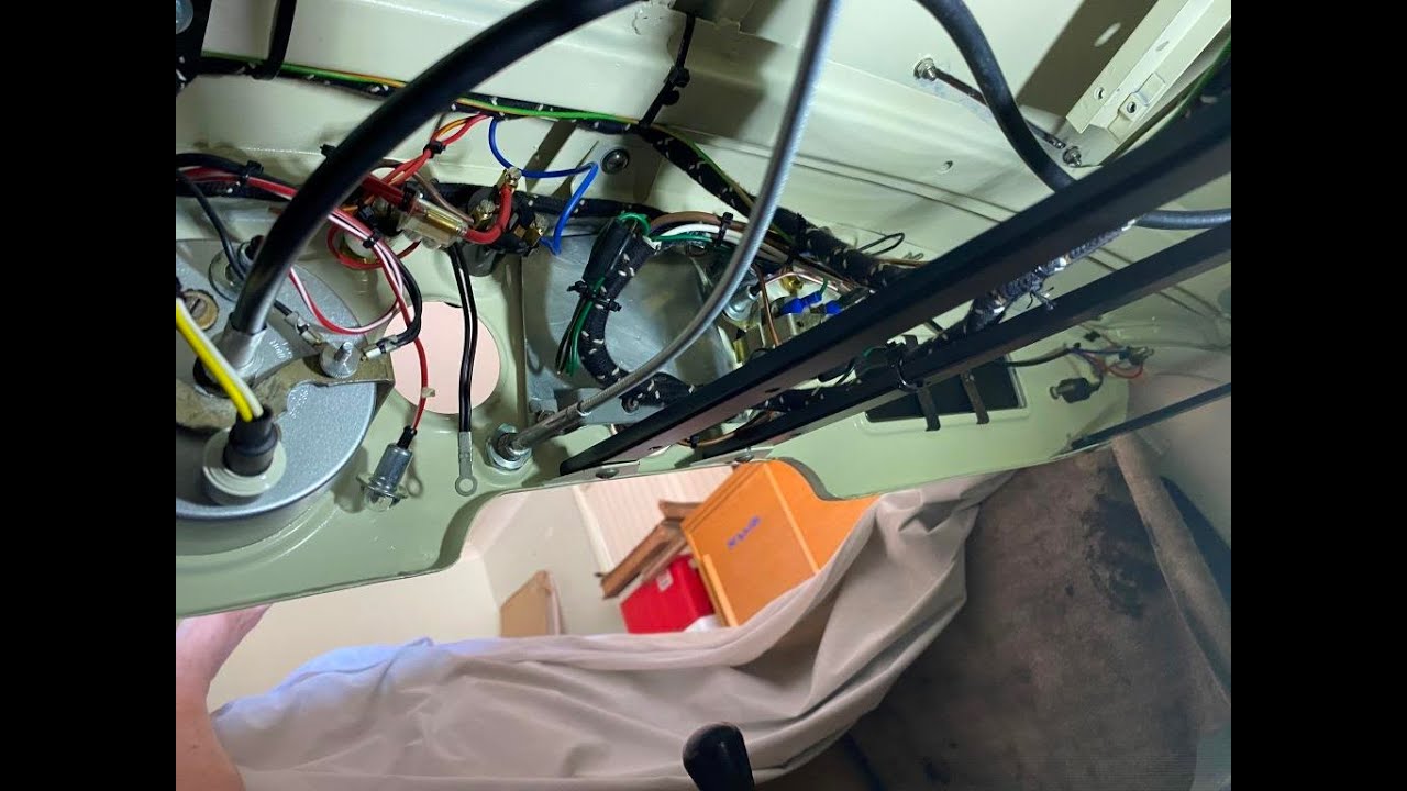 MGA Restoration 2019 Aussie Pt. 92 - Dashboard and Wiring