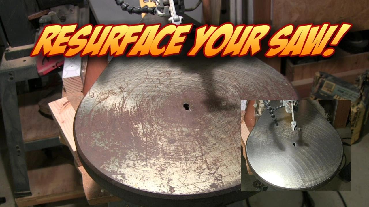 Resurfacing A Rusty Saw Table To Like New Condition