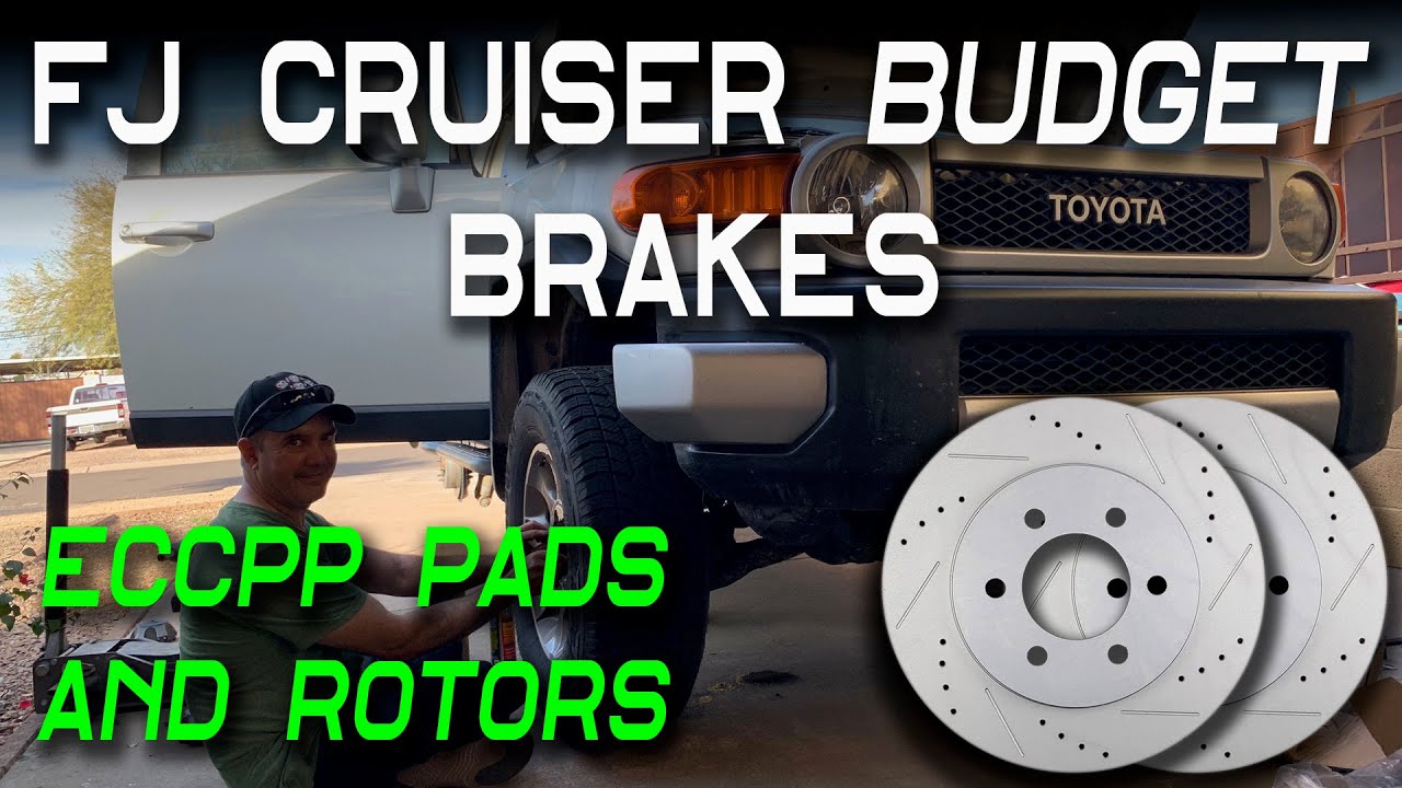 Модернизация передних тормозов моего FJ Cruiser 2013 года на роторы ECCPP и керамические колодки ...