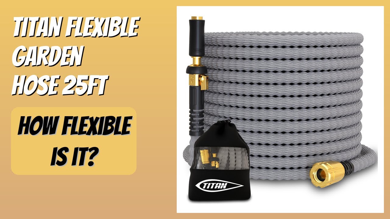REVIEW (2026): Titan Flexible Garden Hose 25FT. Features