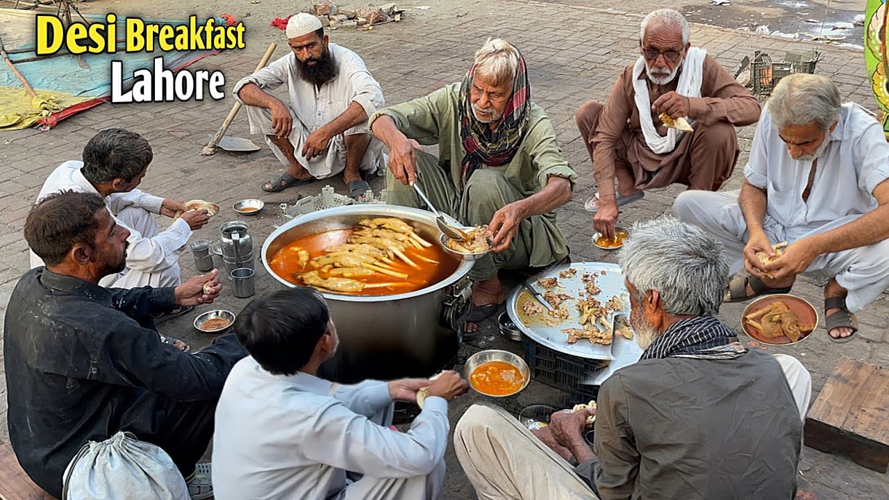 2023-2024 MADDENING DESI BREAKFAST VIDEOS COLLECTION FOR MUTTON SIRI PAYE LOVER'S|STREET FOOD LAHORE