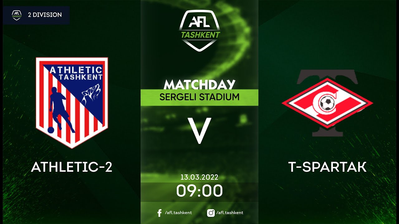 AFL 2- div 18-tur  ATHLETIC 2-T-SPARTAK