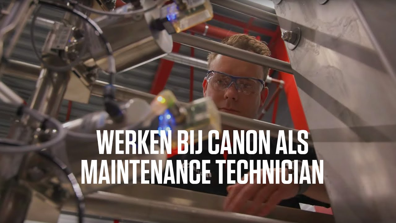 Werken als Maintenance Technician bij Canon Production Printing