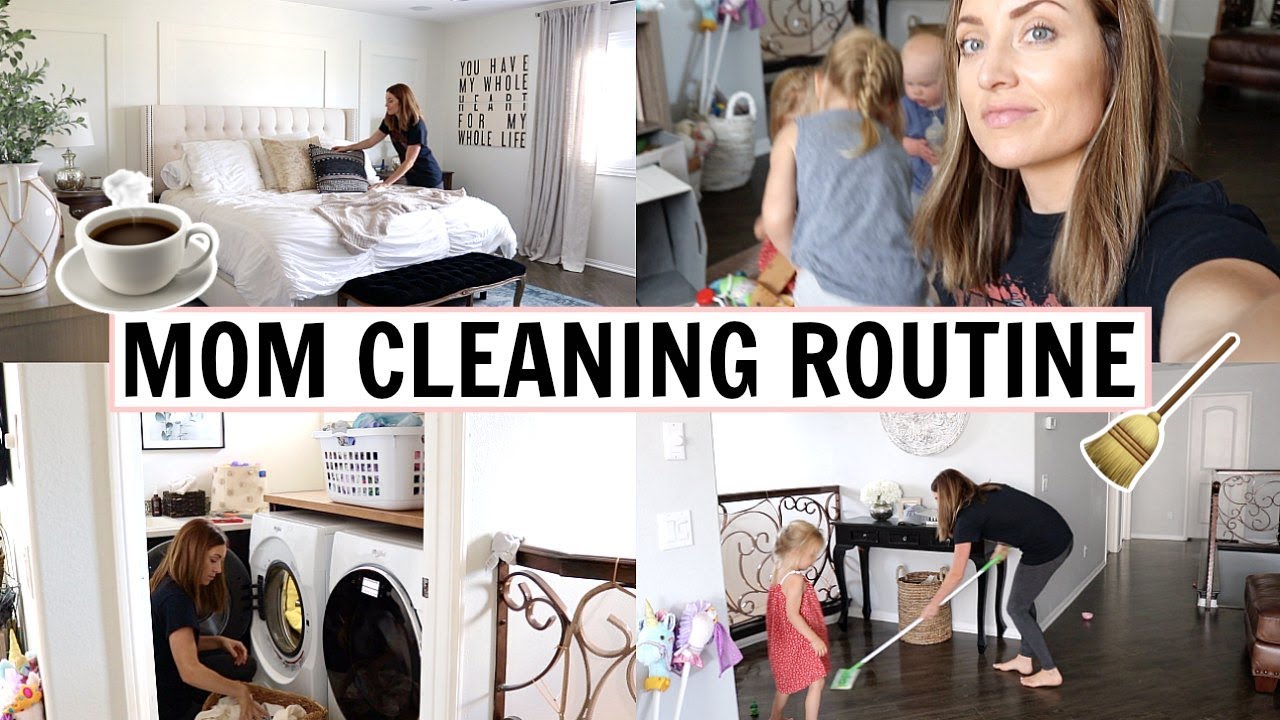 Stay at Home Mom Clean With Me 2020 | Daily Routine at Home | Kendra Atkins