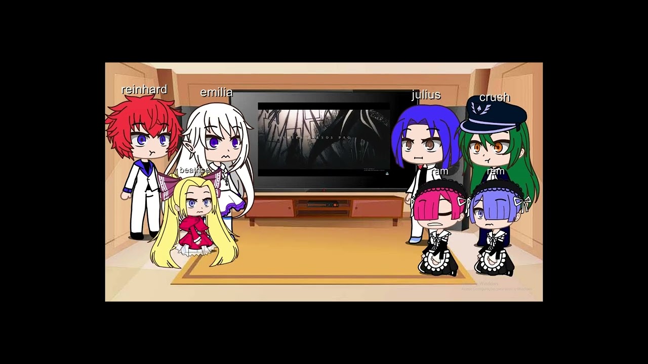 re zero react rap do aspros lexclash gacha life