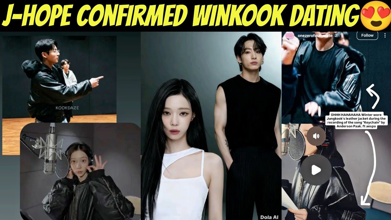 J-Hope Confirmed Winkook Dating 😍 BTS Jungkook Dating Confirmed with Aespa Winter #bts #jk #winter 