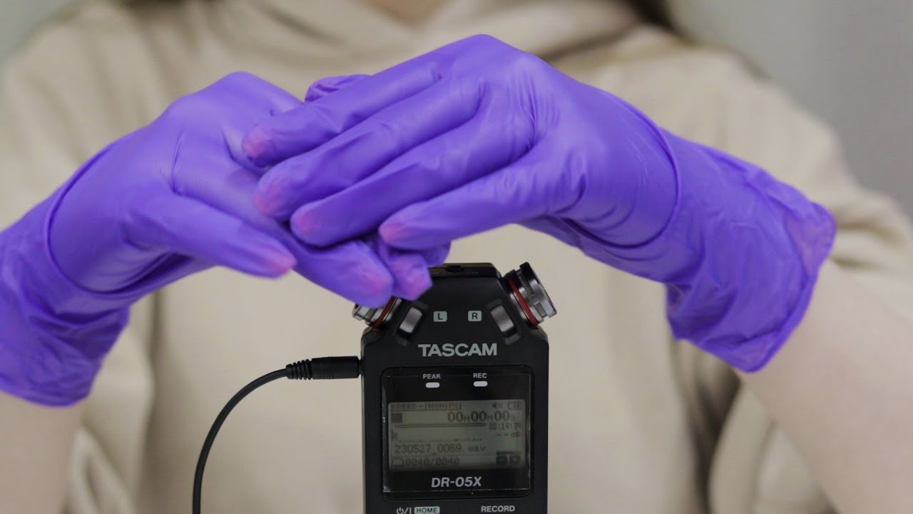💜ASMR: SOUNDS OF NITRILE GLOVES 2 (NO TALKING)👐| АСМР: НИТРИЛОВЫЕ ПЕРЧАТКИ (БЕЗ РАЗГОВОРОВ)💜