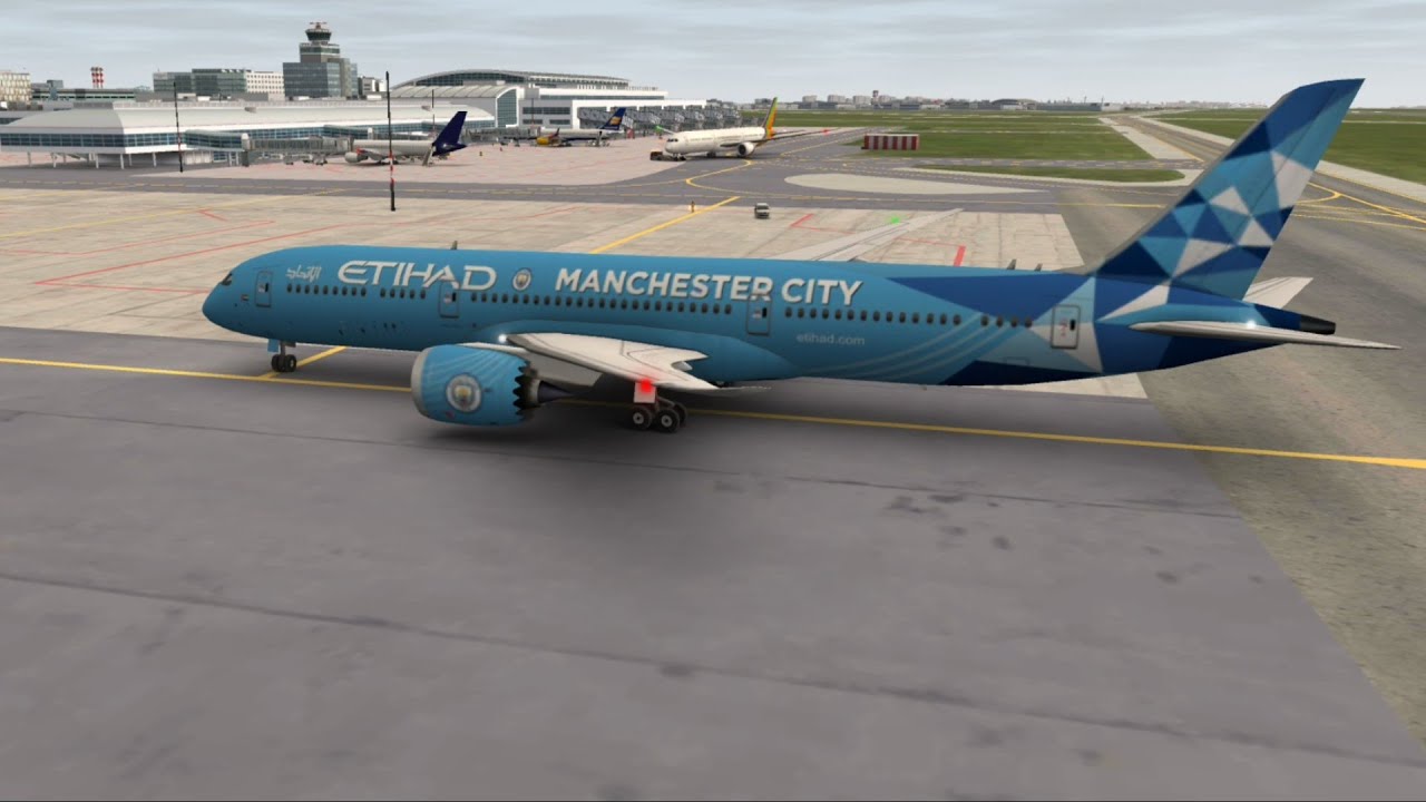 Etihad's Manchester City livery | World of Airports Gameplay 