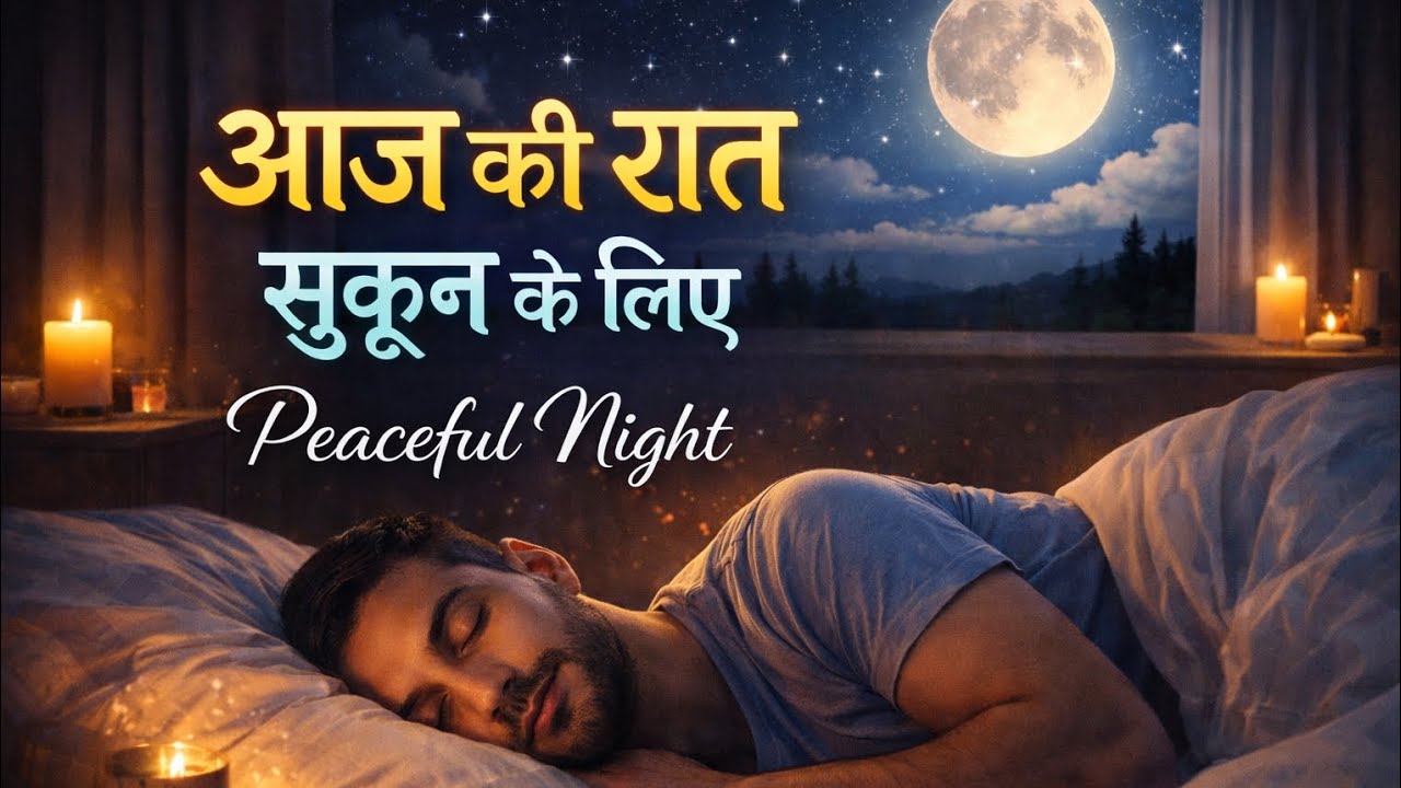 नींद न आए तो इसे सुनो | Krishna Flute & Calm Motivation | Gyan Yatra