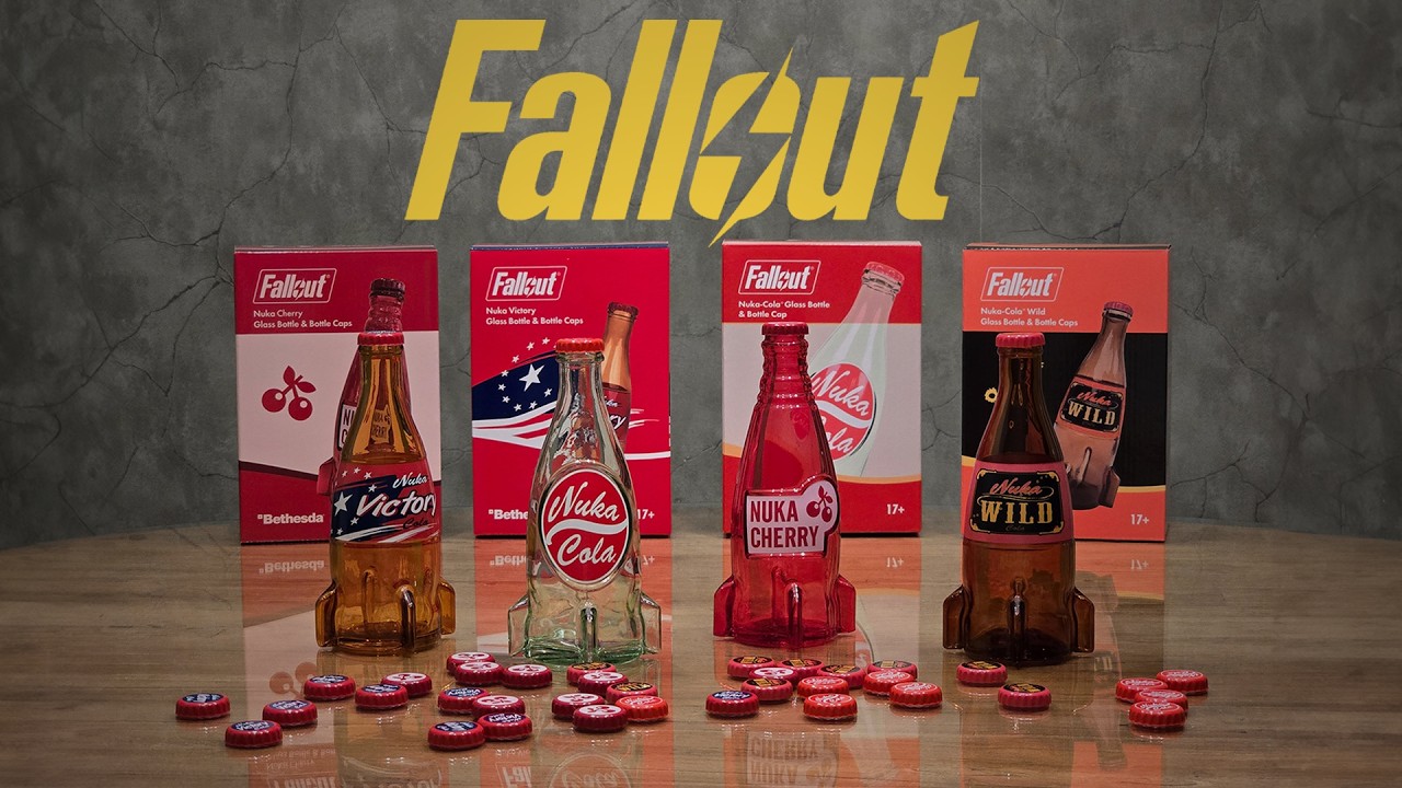ALL Nuka-Cola Glass Bottle & Caps Collection // Silent Unboxing