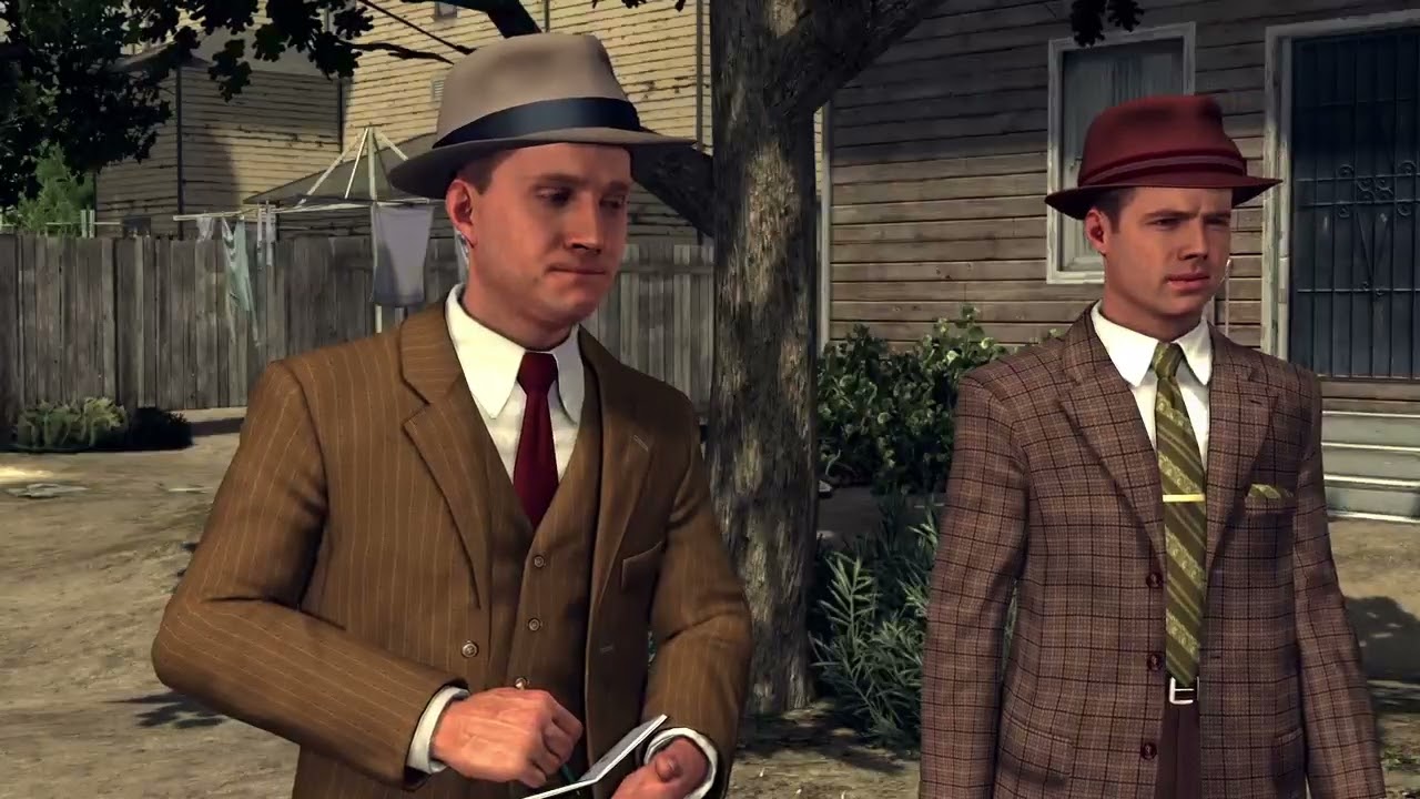 L.A Noire detective Phelps on the scene and serving justice promotion