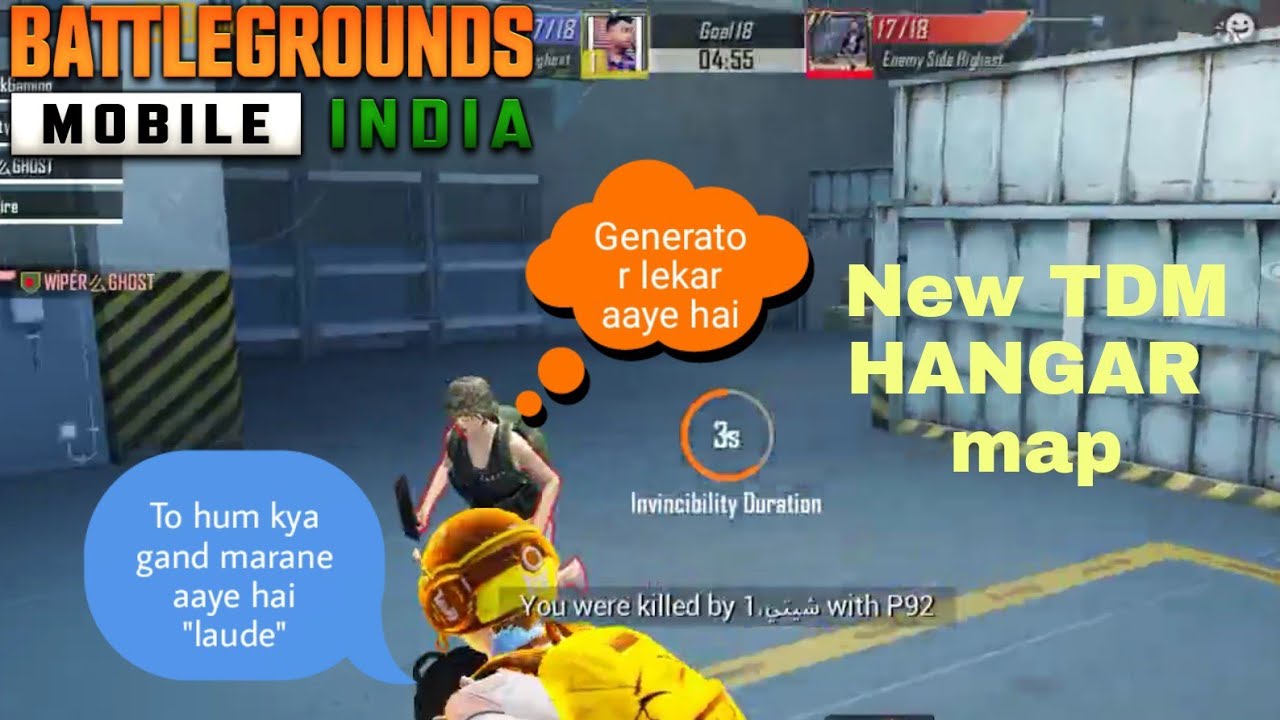 hangar map gameplay,,hangar map tips and tricks,hangar map pubg mobile,first gameplay of hangar map