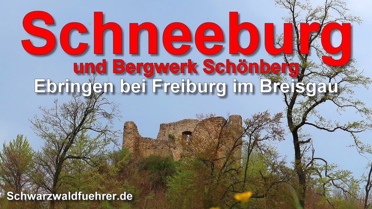 Ruine Schneeburg und Bergwerk Schönberg in Ebringen bei Freiburg im Breisgau
