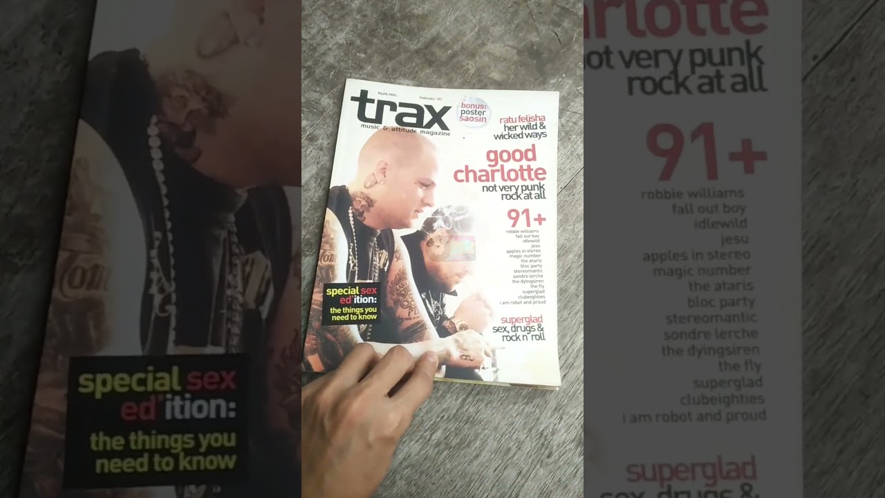 GOOD CHARLOTTE On The Cover of Trax Magazine (February 2007)