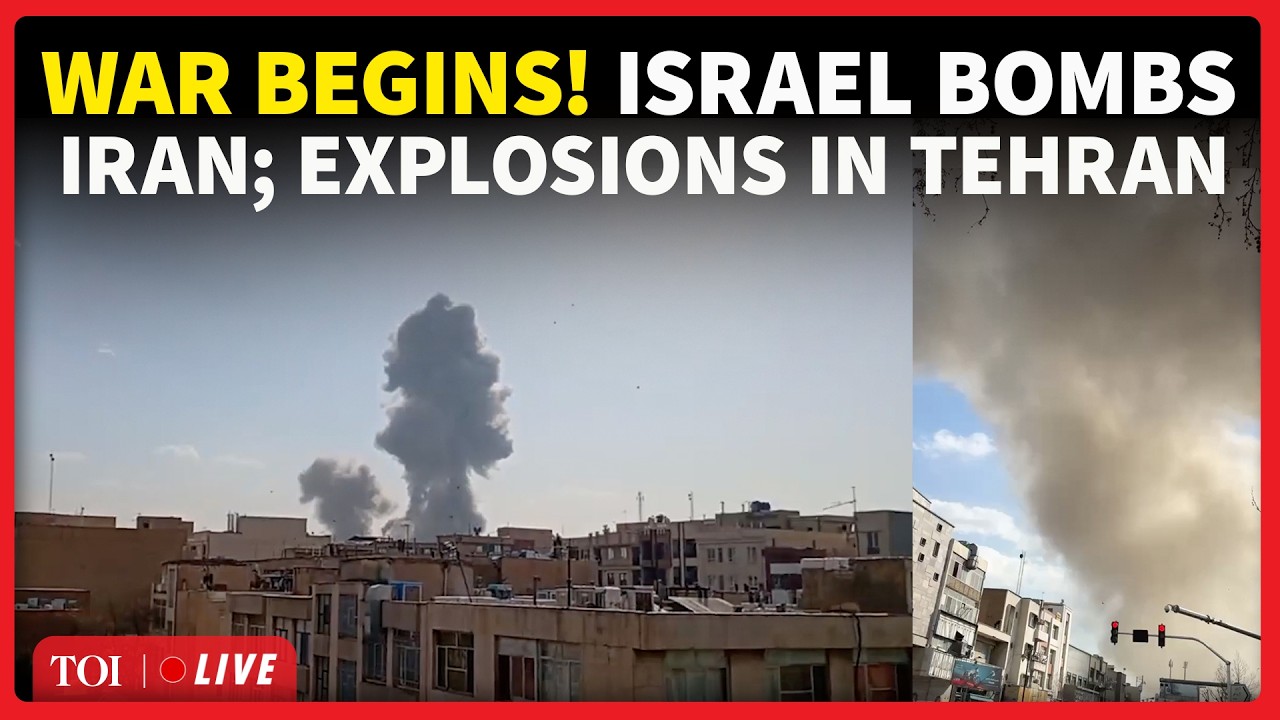 LIVE | Israel & US ATTACK Iran Capital: Warplanes Bombard Tehran | Sirens In Tel Aviv | WATCH