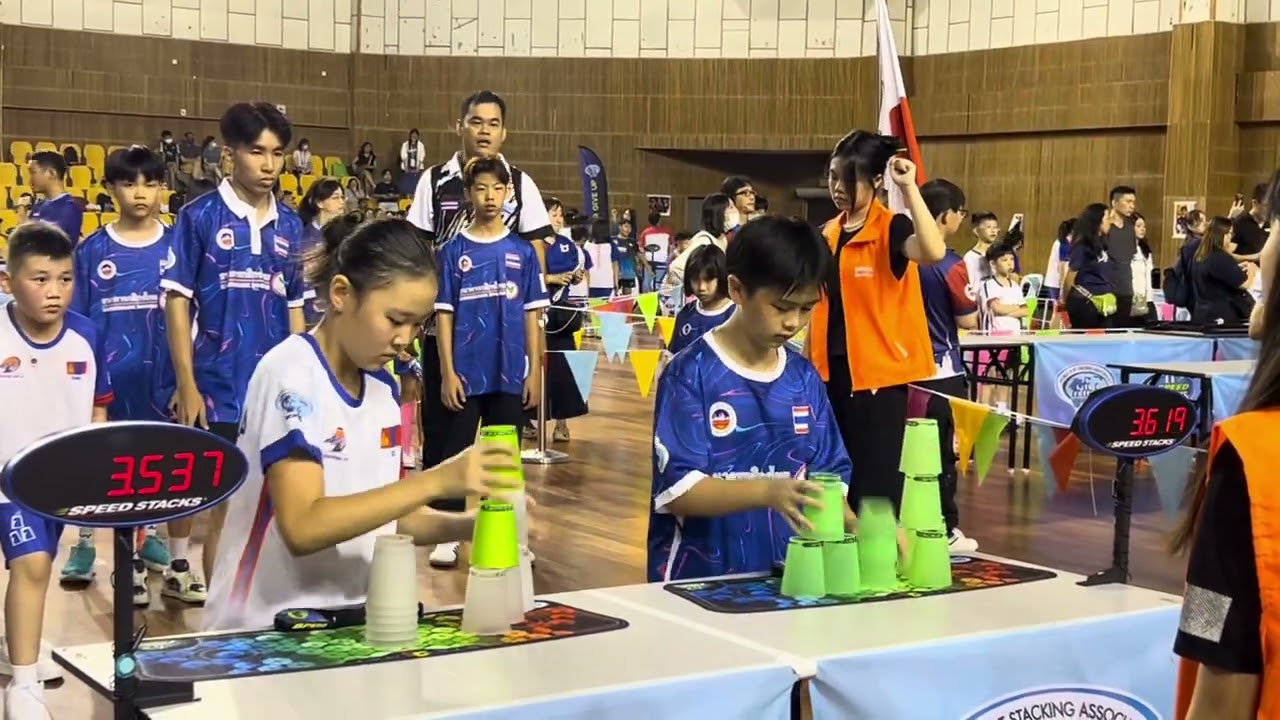 Thailand VS Mongolia HTH Relay CYCLE : Asian Sport Stacking Championships 2024